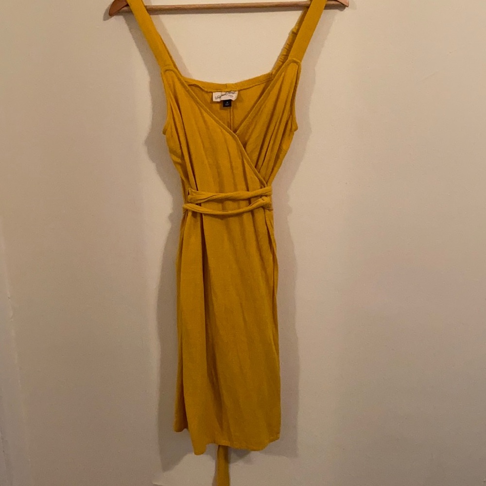 Golden yellow dress